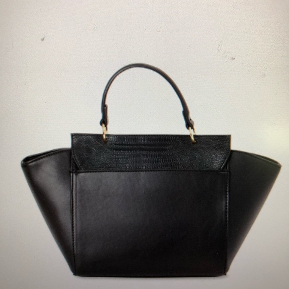 London Fog Orchid Satchel w/removable strap - Picture 3 of 6